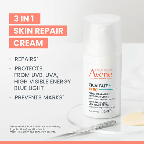 Avène Cicalfate Multi-Protective Skin Repair Cream Sun Protect SPF50+