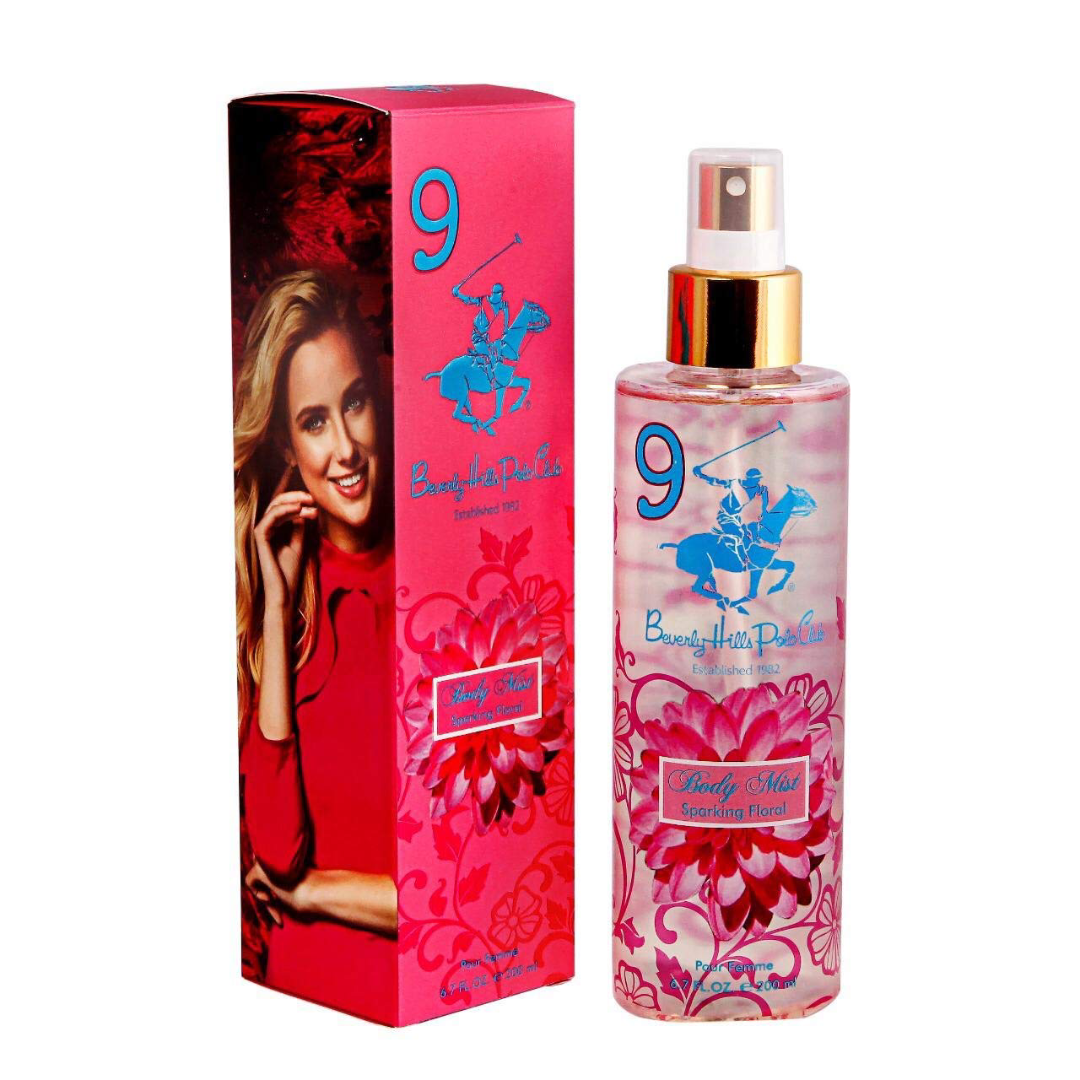 BEVERLY HILLS POLO CLUB BODY MIST No. 9 SPARKING FLORAL 200 ml