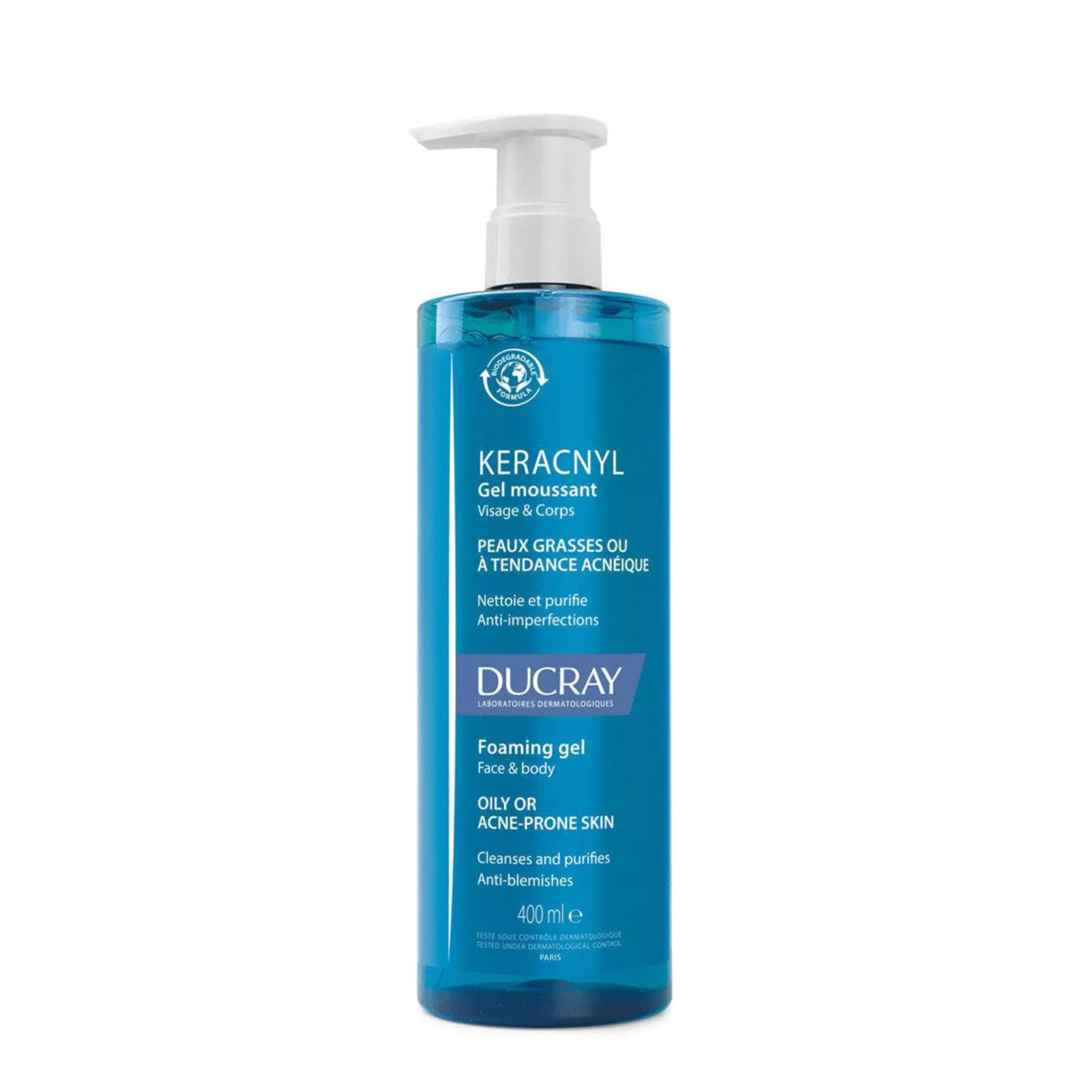 DUCRAY KERACNYL FOAMING GEL  400 ML