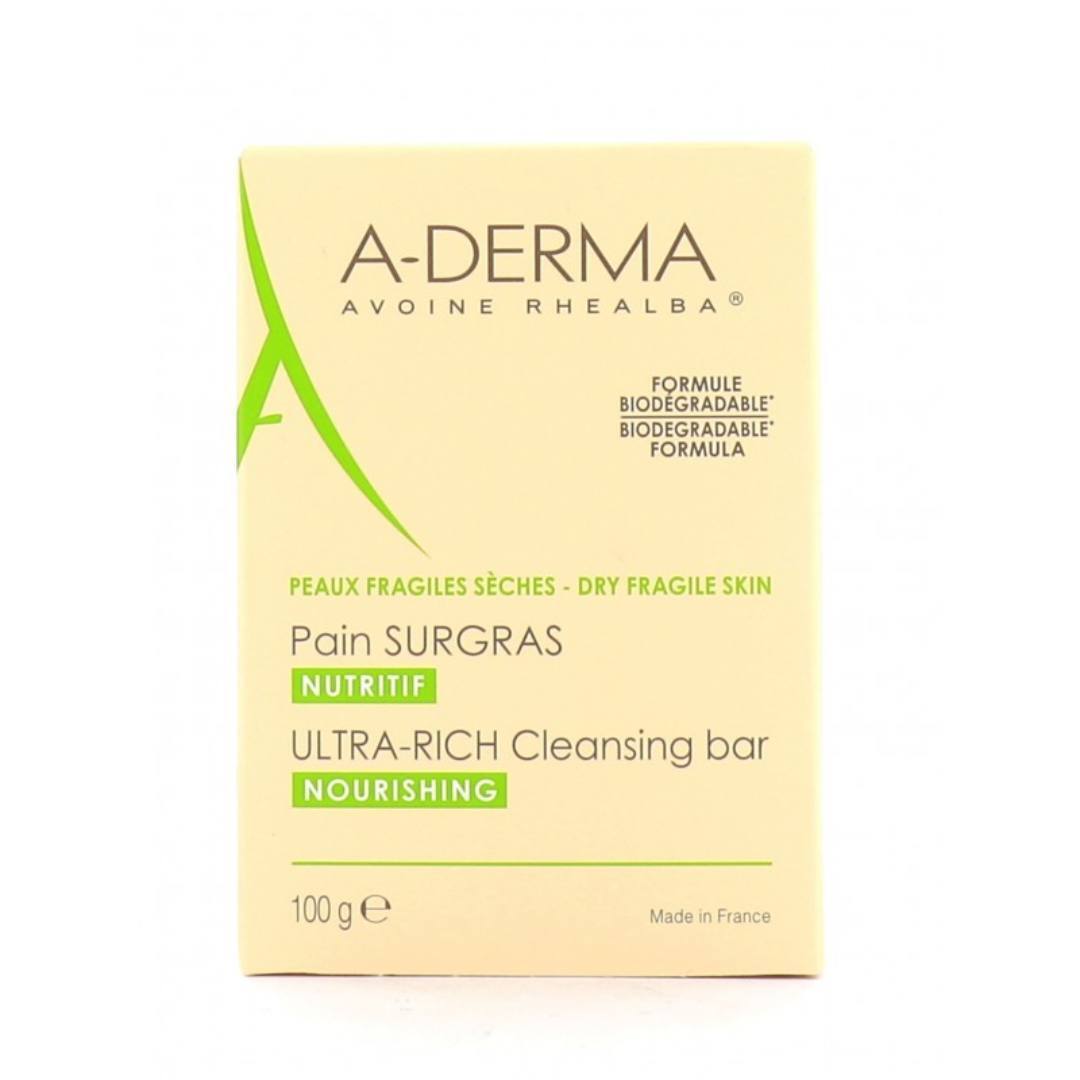 ADERMA ULTRA-RICH NOURISHING CLEANSING BAR 100g