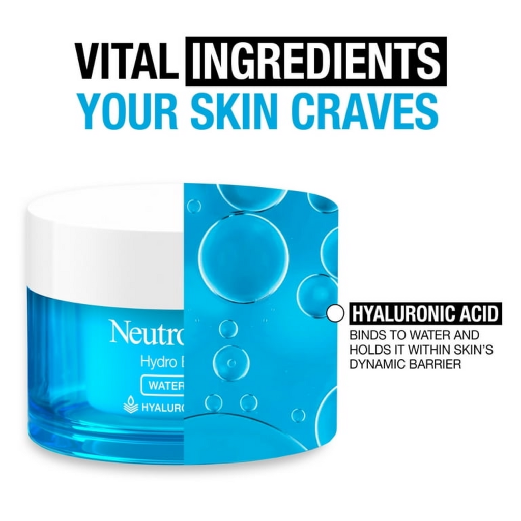 NEUTROGENA SKIN VITAL DUO HYDRO BOOST GEL CLEANSER 230ML + WATER GEL FACE MOISTURIZER