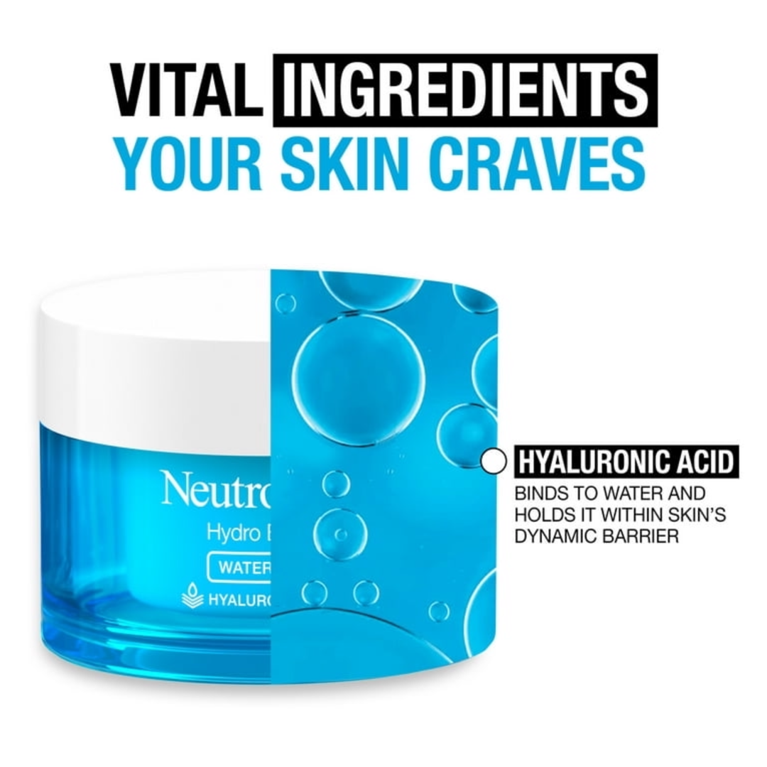 NEUTROGENA SKIN VITAL DUO HYDRO BOOST GEL CLEANSER 230ML + WATER GEL FACE MOISTURIZER
