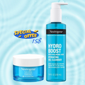 NEUTROGENA SKIN VITAL DUO HYDRO BOOST GEL CLEANSER 230ML + WATER GEL FACE MOISTURIZER