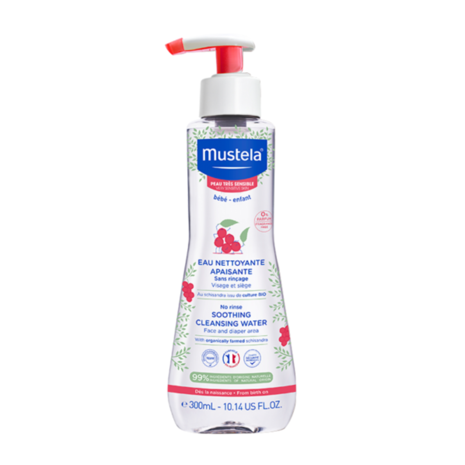 MUSTELLA SOOTHING CLEANSING GEL HAIR AND BODY 300ML