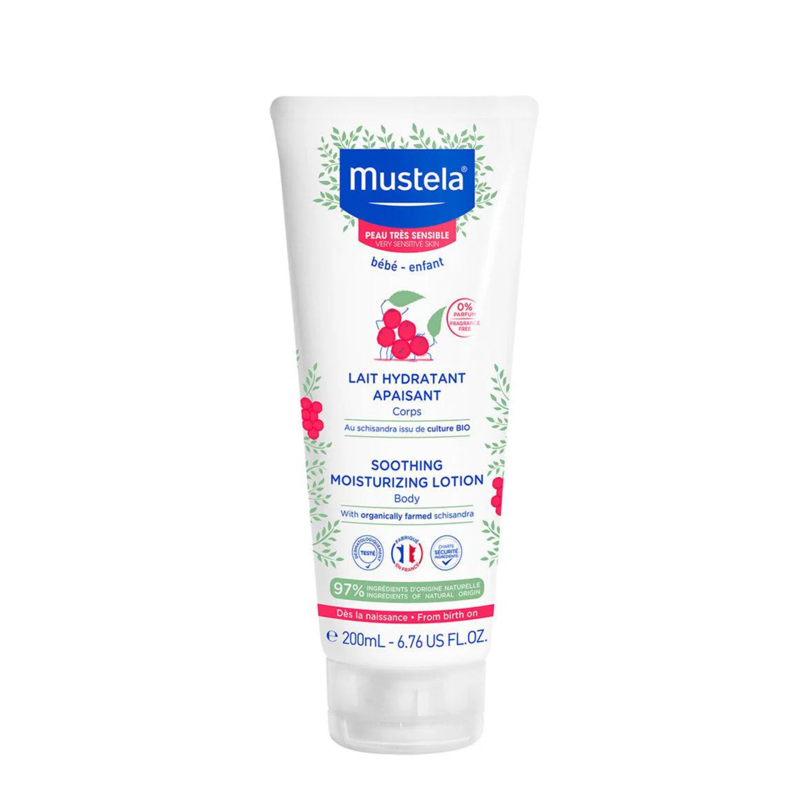 MUSTELLA SOOTHING MOISTURIZING BODY LOTION 200ML