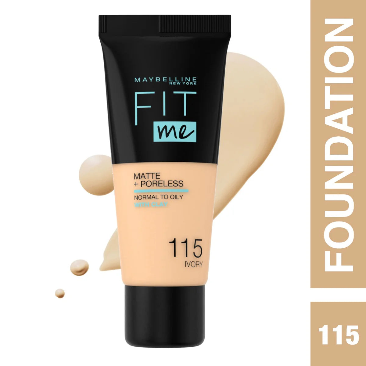 Maybelline fit me matte + poreless liquid foundation