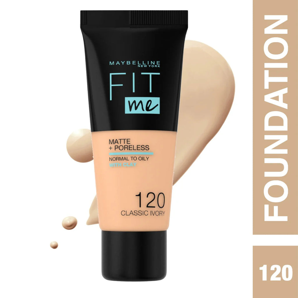 Maybelline fit me matte + poreless liquid foundation