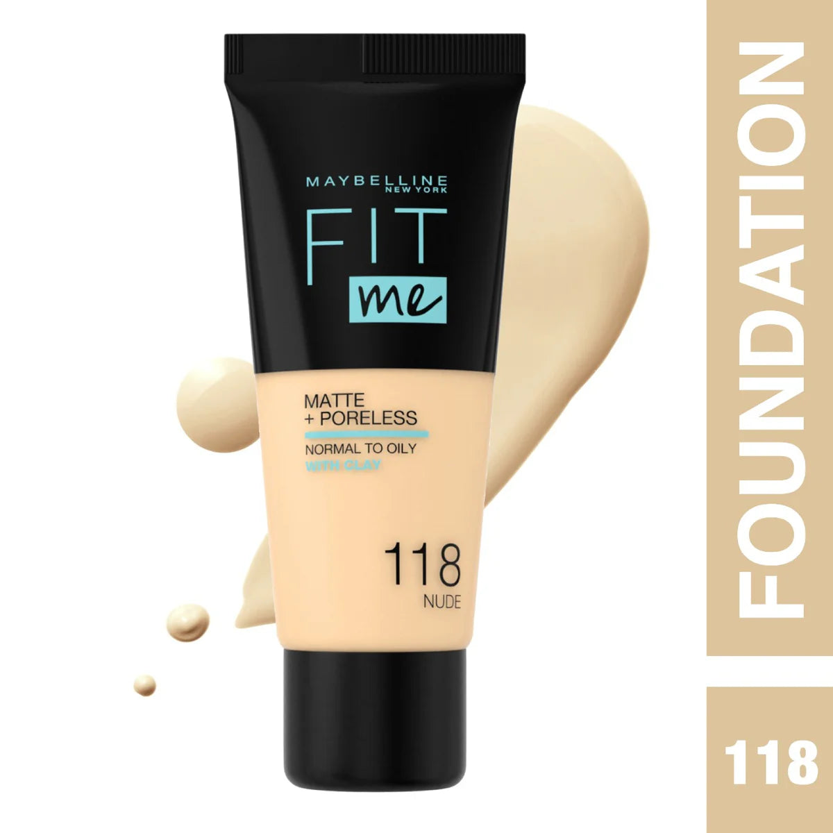 Maybelline fit me matte + poreless liquid foundation