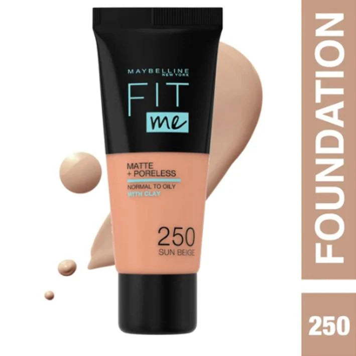 Maybelline fit me matte + poreless liquid foundation