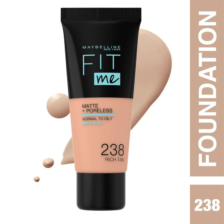 Maybelline fit me matte + poreless liquid foundation