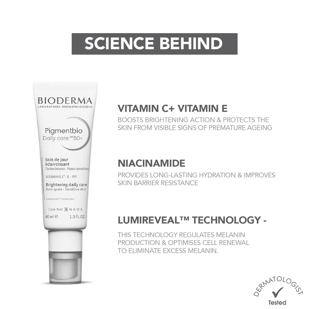 Pigmentbio Daily Care SPF 50+ 40 ml