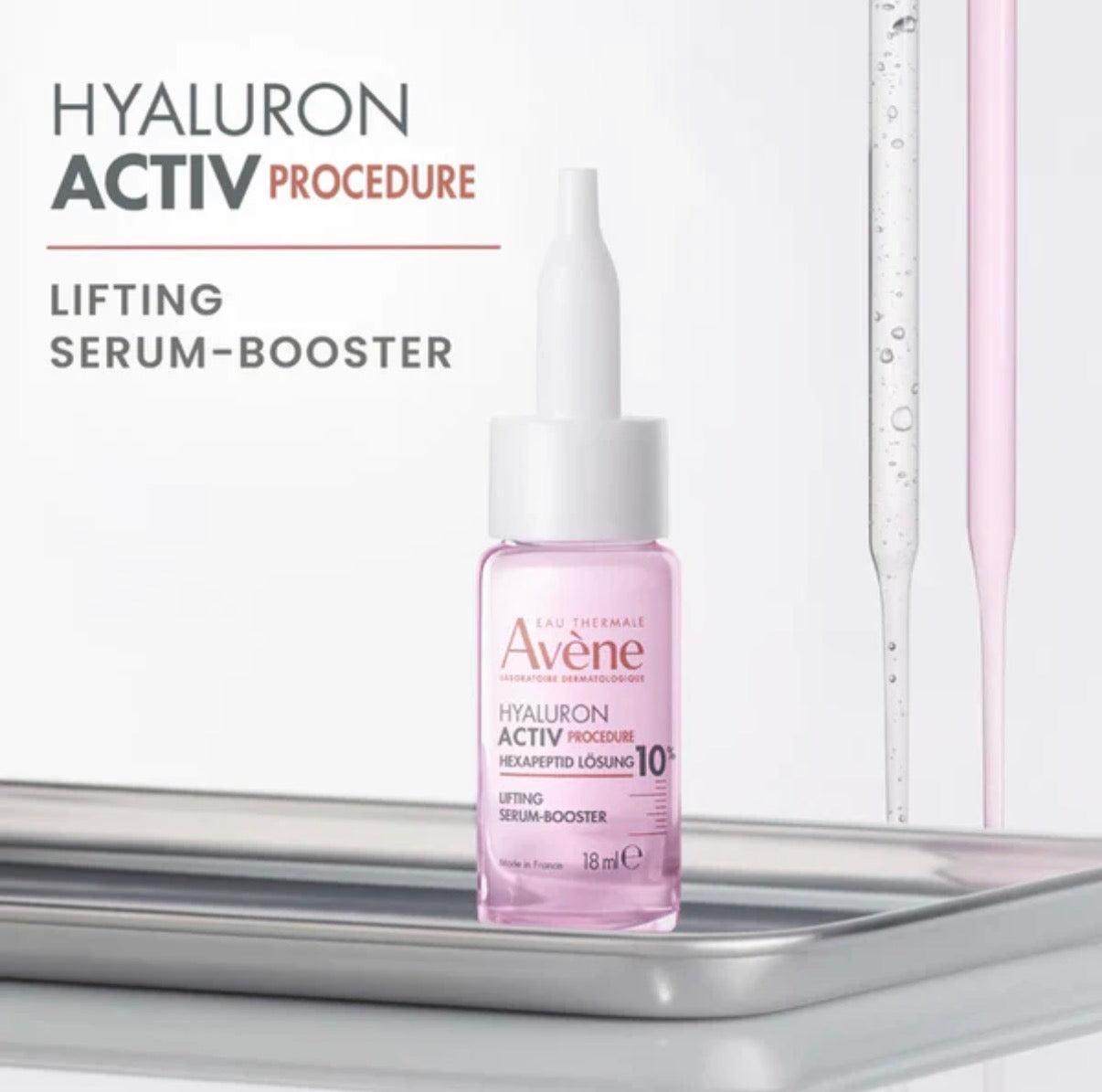 Hyaluron Activ Firming Serum l 10% Hexapeptide Solution 18ml l Anti-Aging Lifting Serum for Wrinkles & Firmness
