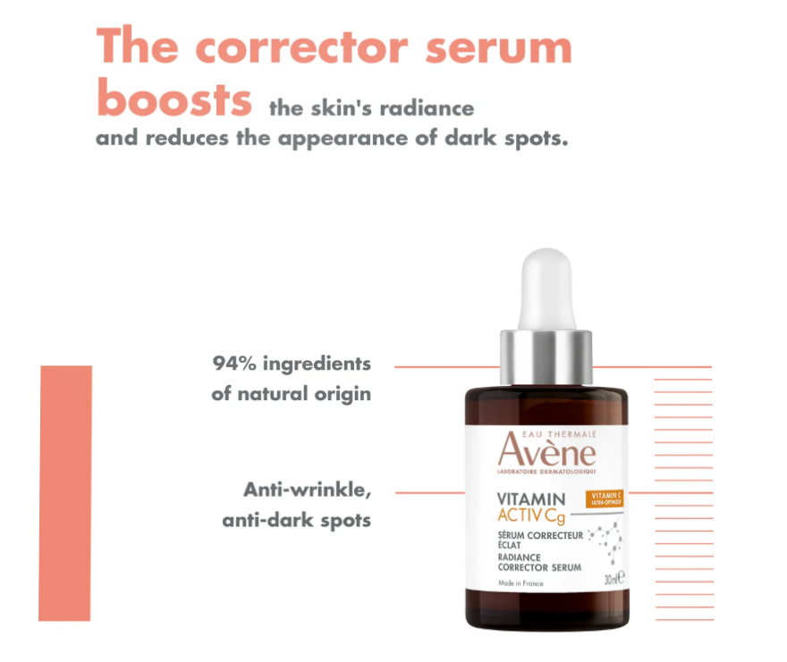 Avène Vitamin Activ Cg Radiance Correcting Serum